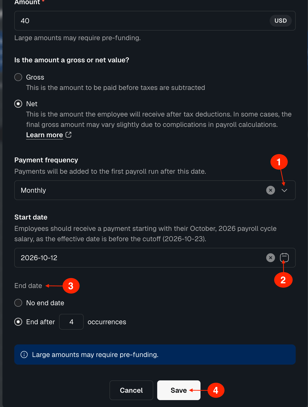 recurring incentive