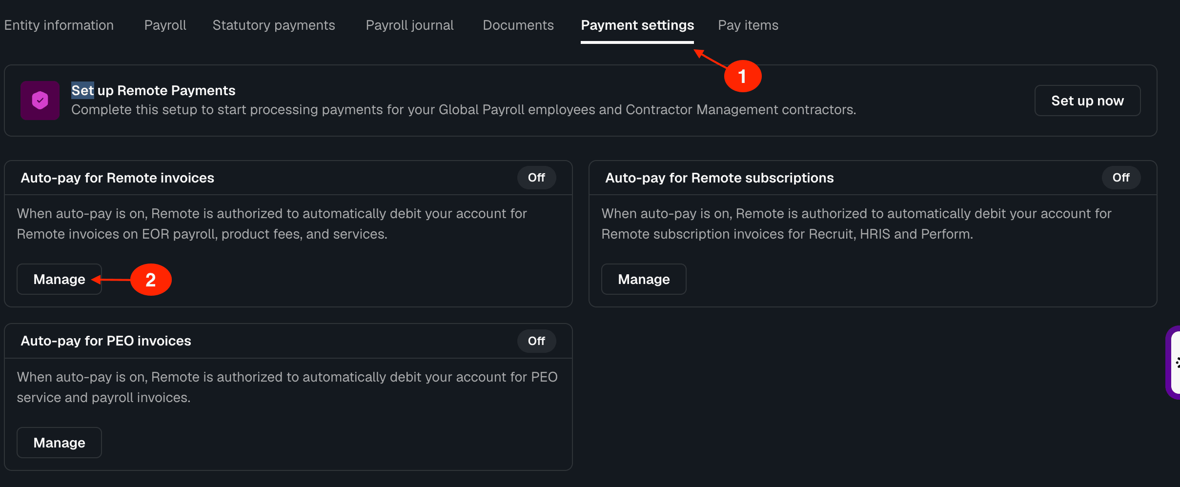 automatic payments