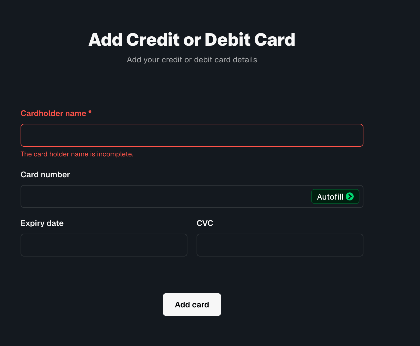 debit card