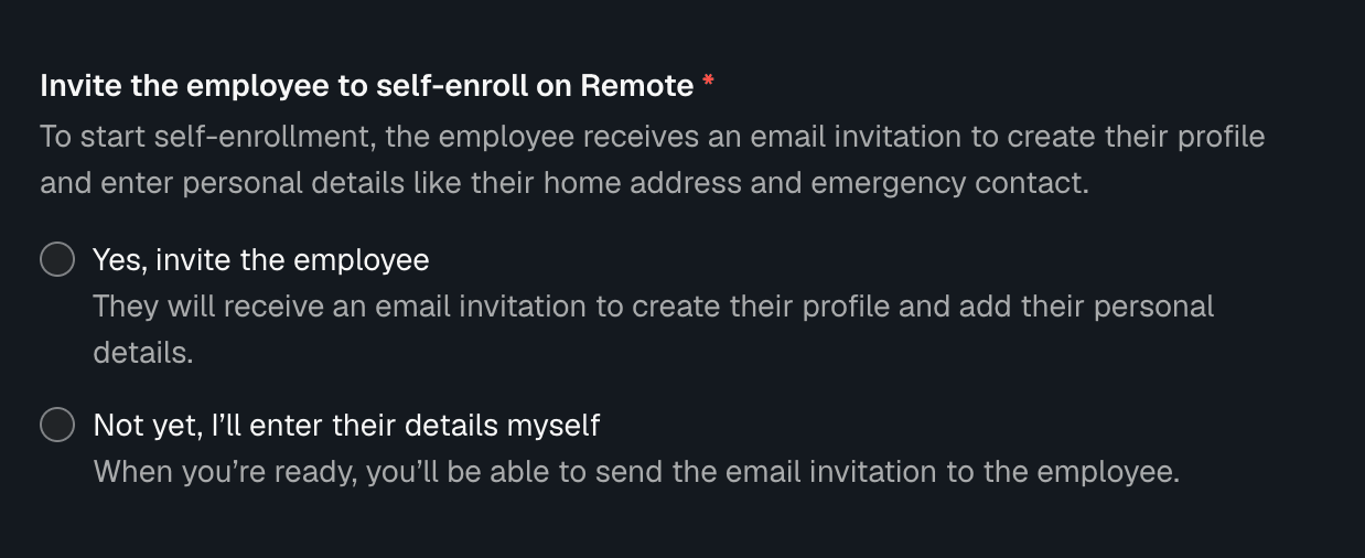 self enroll