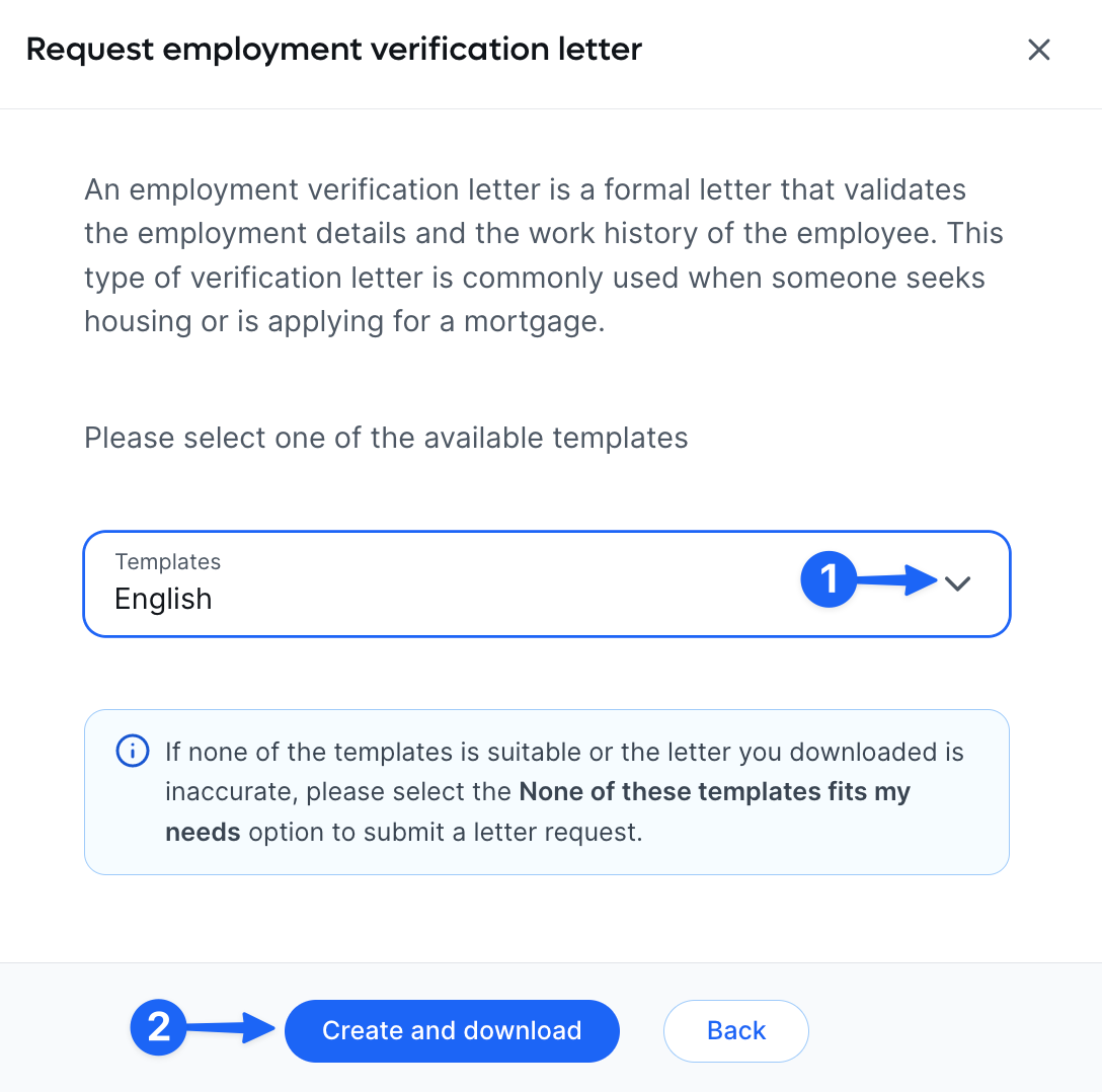 How to generate a standard employment verification letter on Remote ...