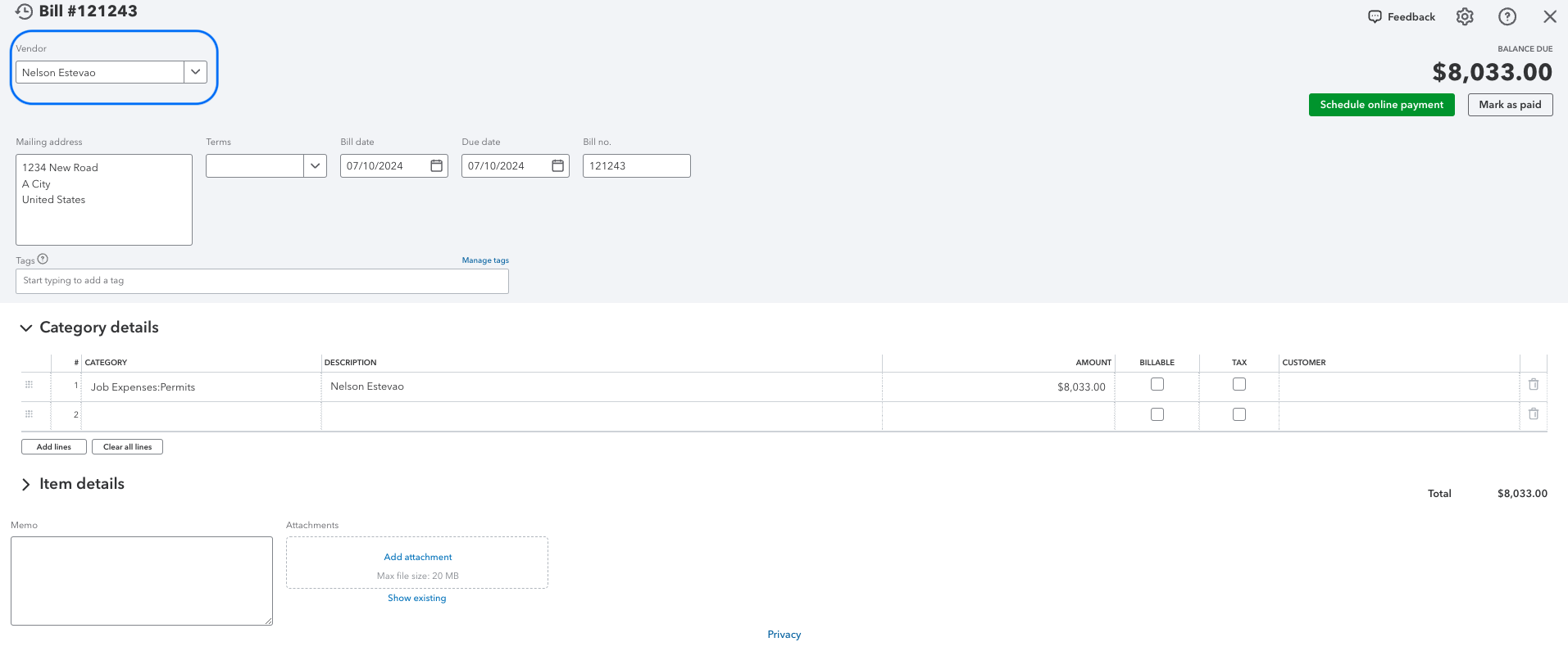 Bill in QBO w contractor as vendor (1).png
